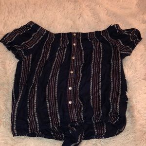 Off the shoulder shirt